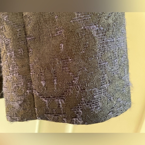 Banana Republic Women's Twill Jacket Size 8 Dark Navy Blue Lined Single Breast - Picture 7 of 11